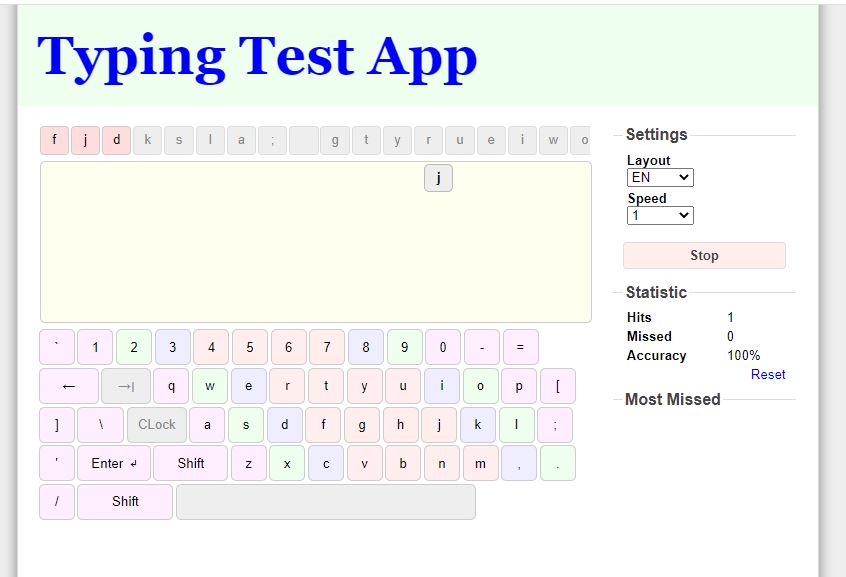 Simple Typing Test App Using Javascript With Free Source Code Sourcecodester 0849